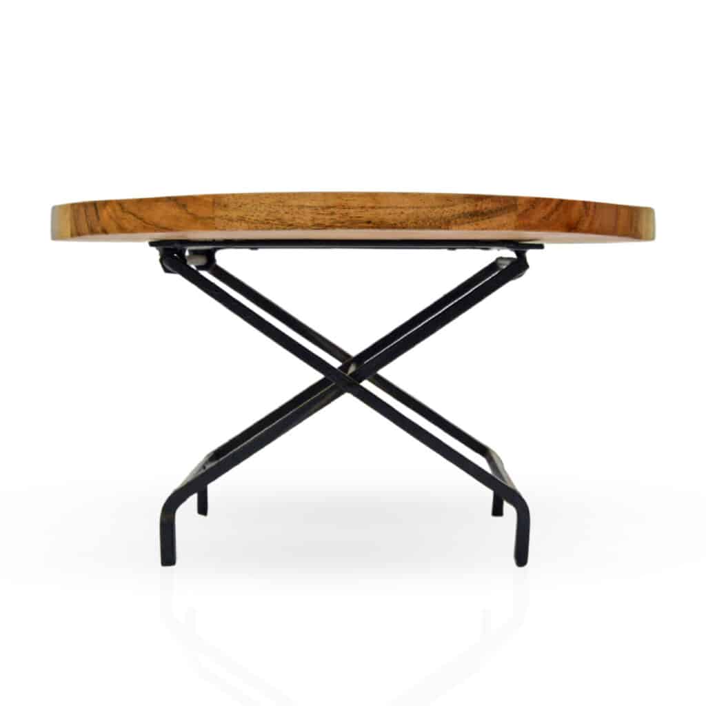 Acacia Wood Foldable Cake Stand