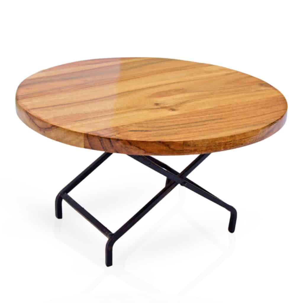 Acacia Wood Foldable Cake Stand