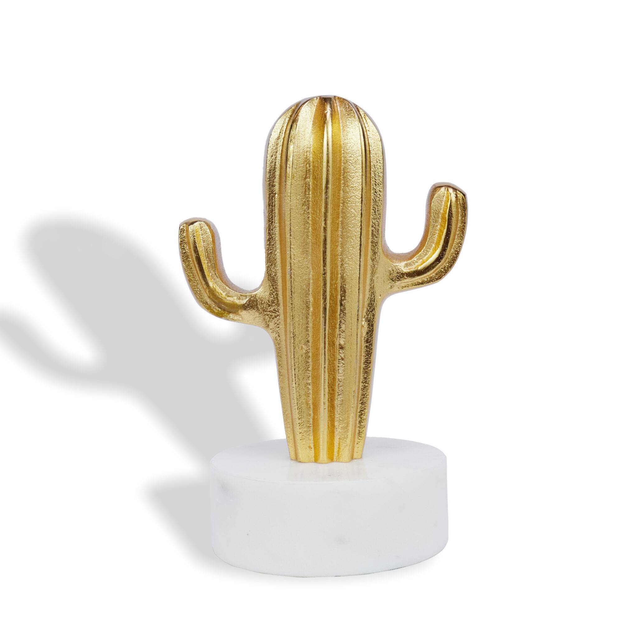 Mini Cactus Showpiece - Marble Base