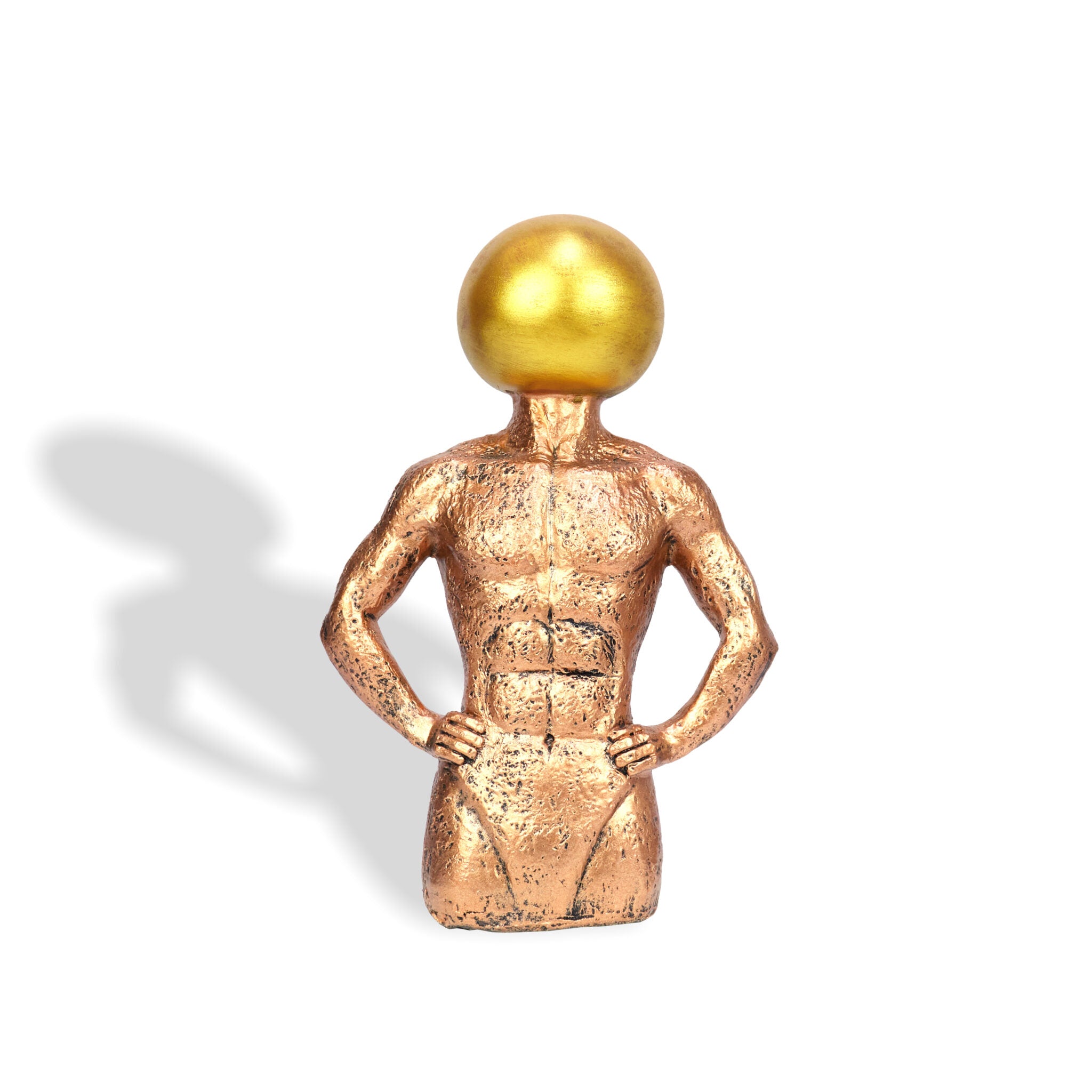 Human Body Figurine – Square Head, Triangle Head, and Sphere Head Showpiece