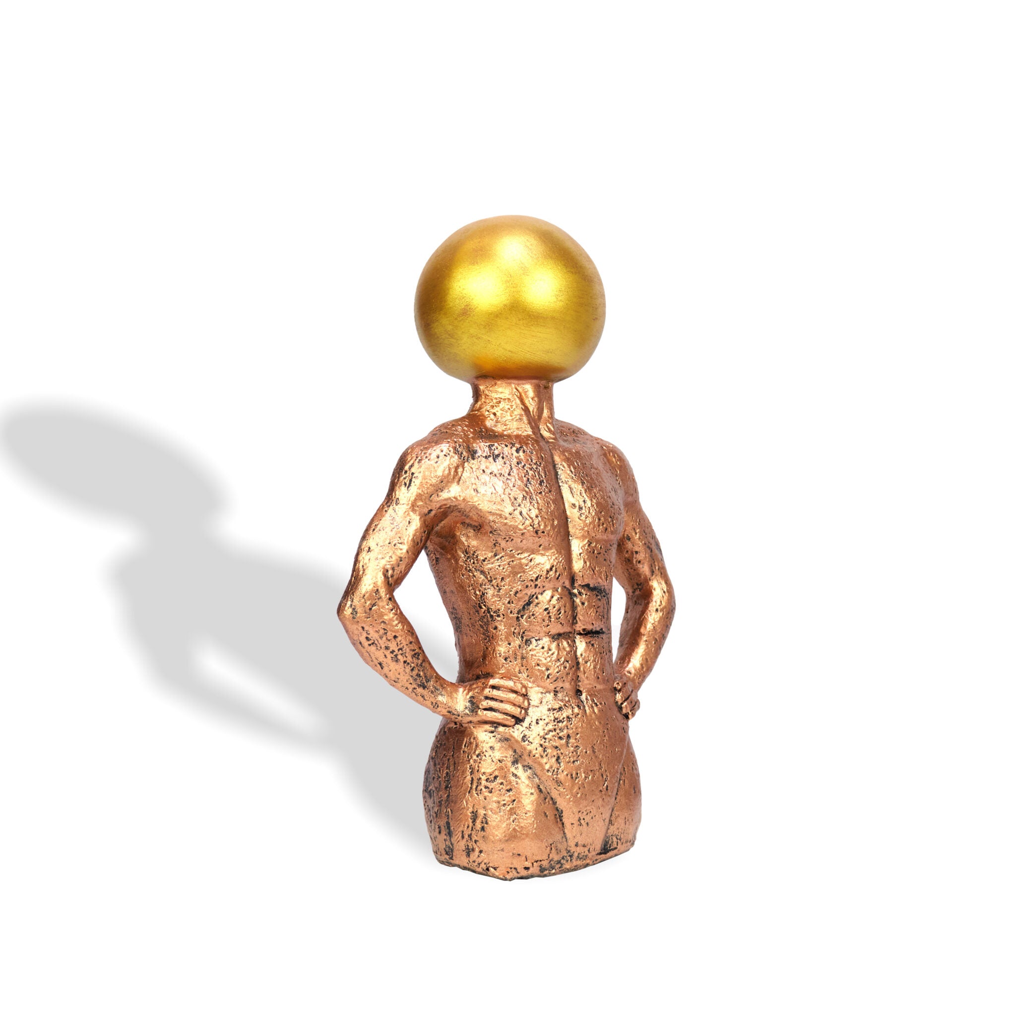 Human Body Figurine – Square Head, Triangle Head, and Sphere Head Showpiece