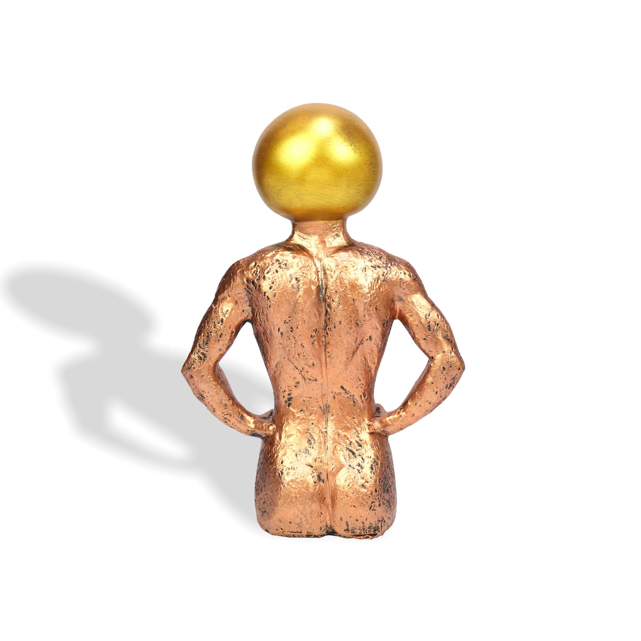 Human Body Figurine – Square Head, Triangle Head, and Sphere Head Showpiece