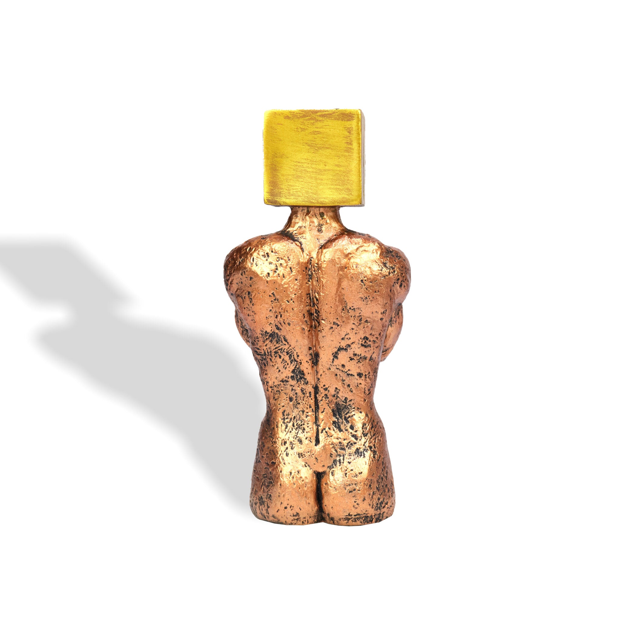 Human Body Figurine – Square Head, Triangle Head, and Sphere Head Showpiece