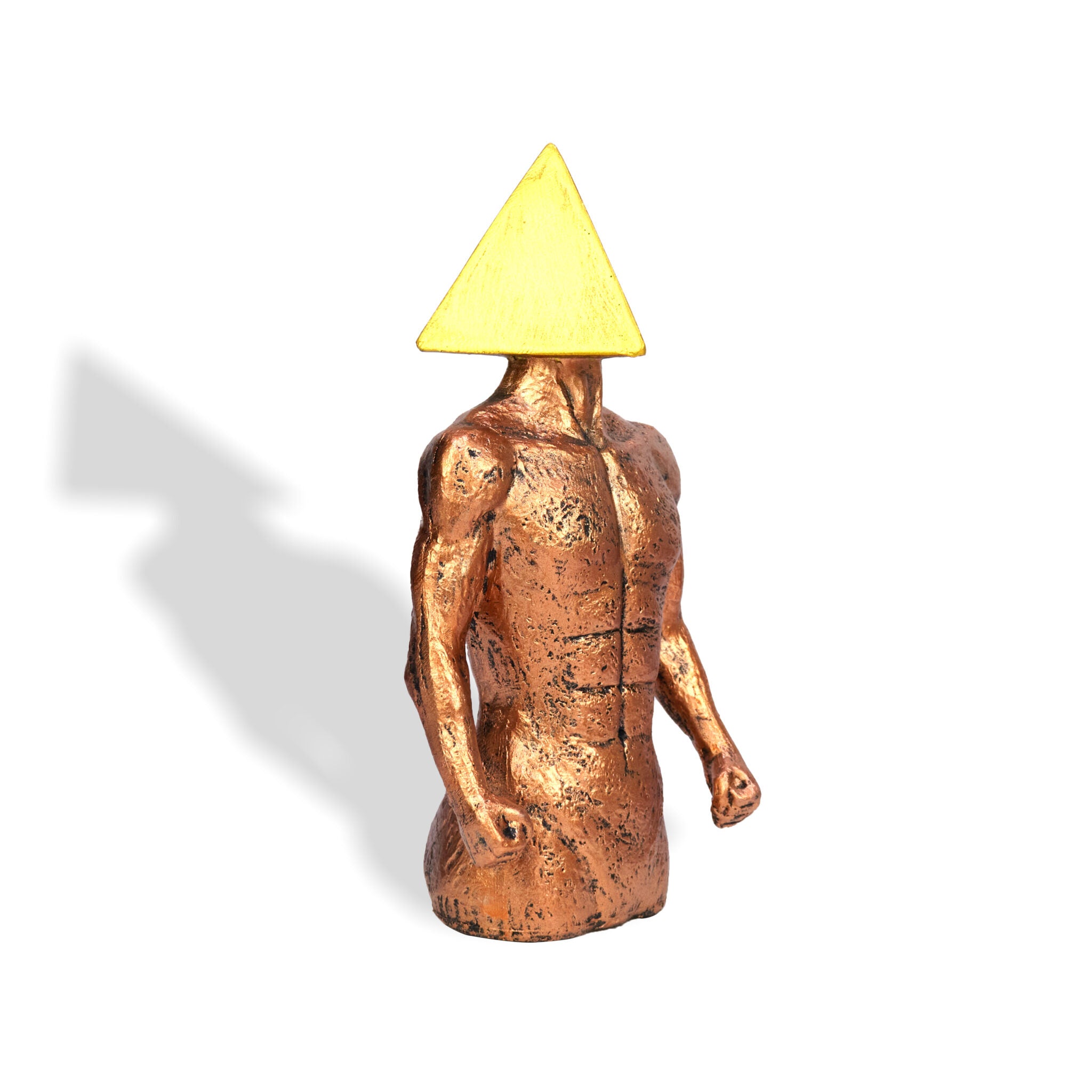 Human Body Figurine – Square Head, Triangle Head, and Sphere Head Showpiece