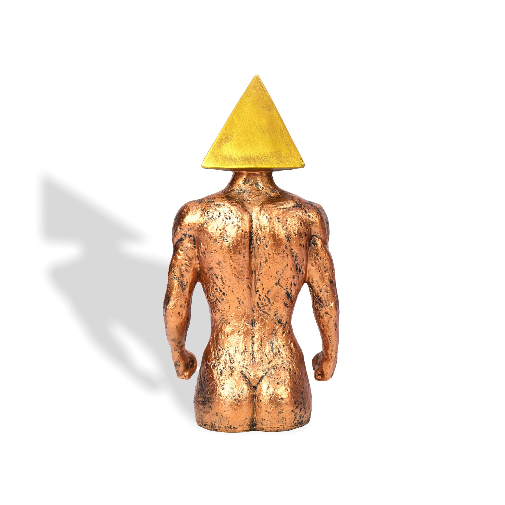 Human Body Figurine – Square Head, Triangle Head, and Sphere Head Showpiece
