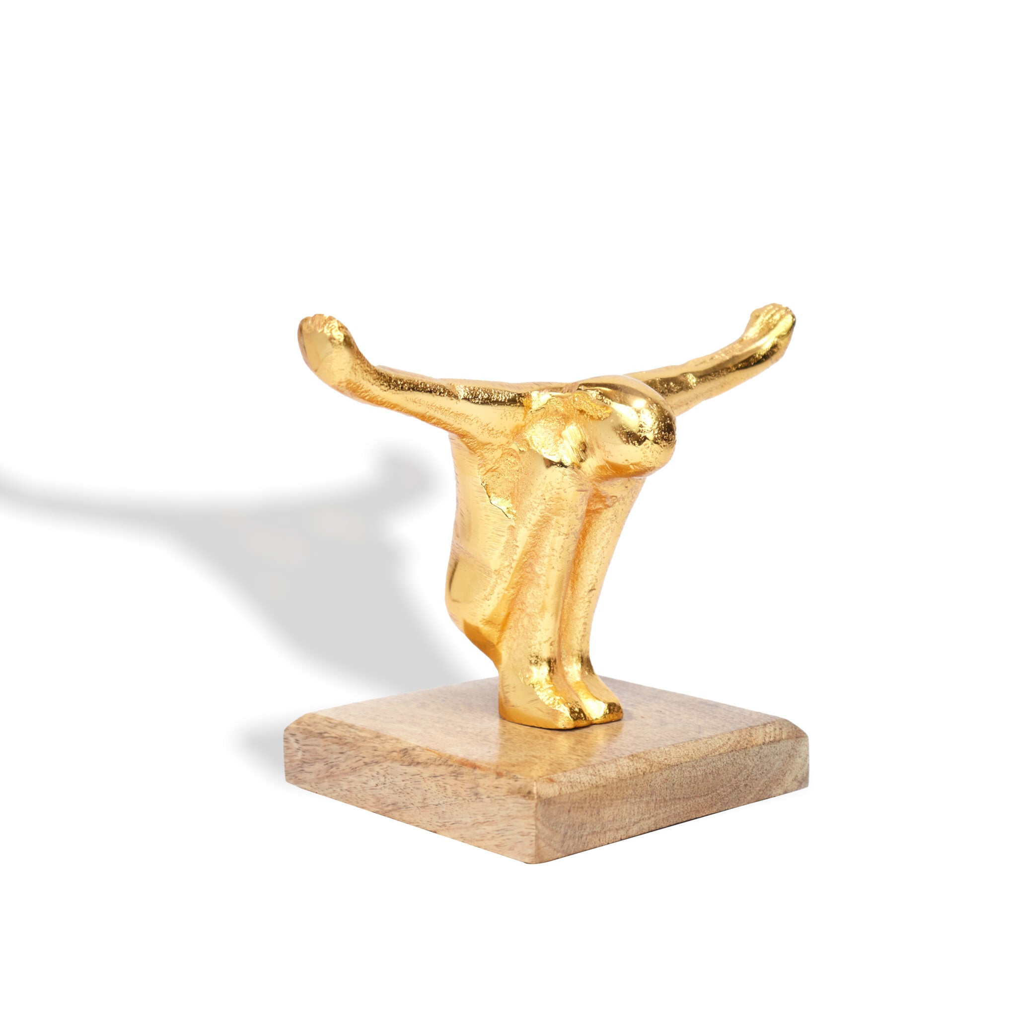 Sitting Man – A Golden Symbol of Elegance and Contemplation