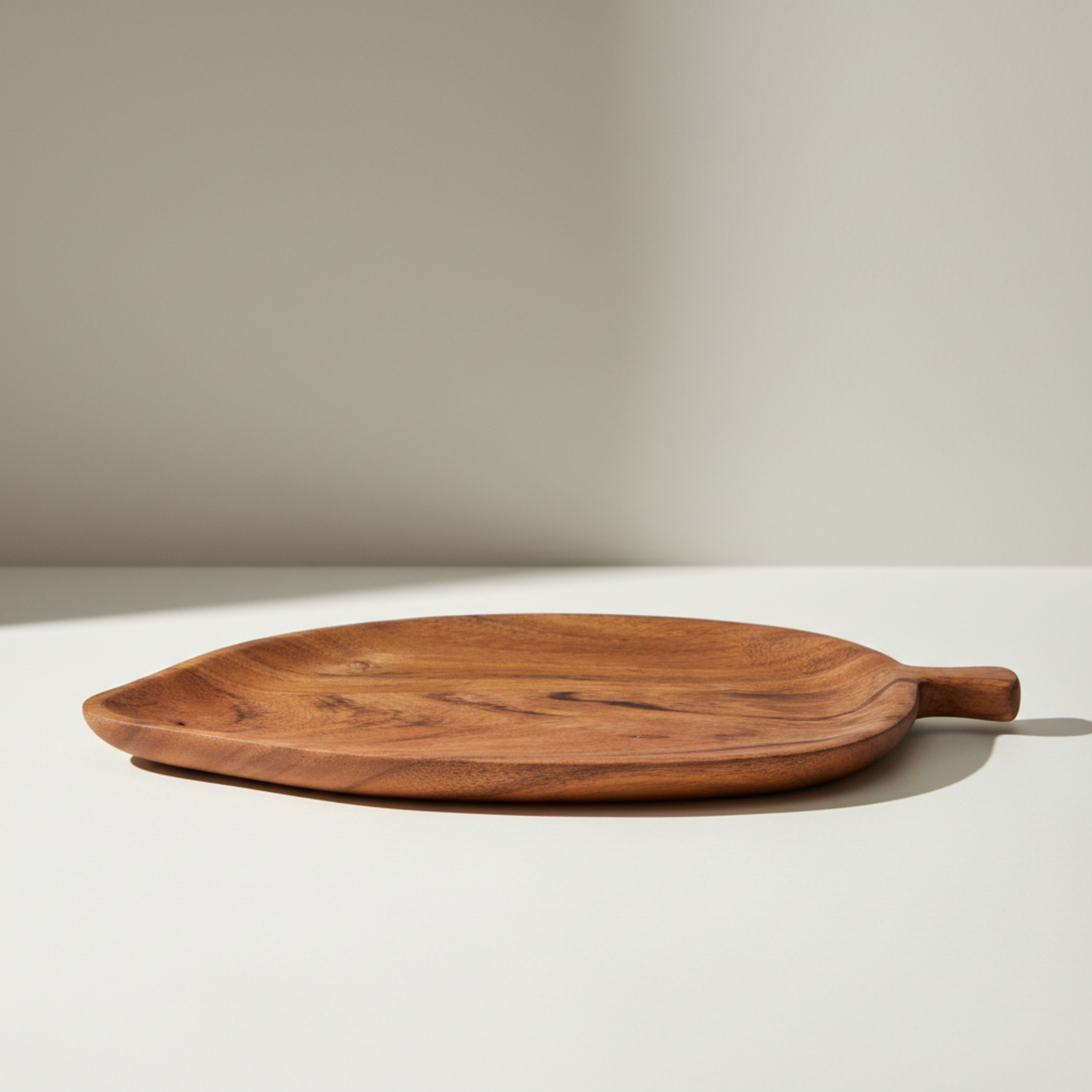 Leaf Wooden Serving Platter Tray