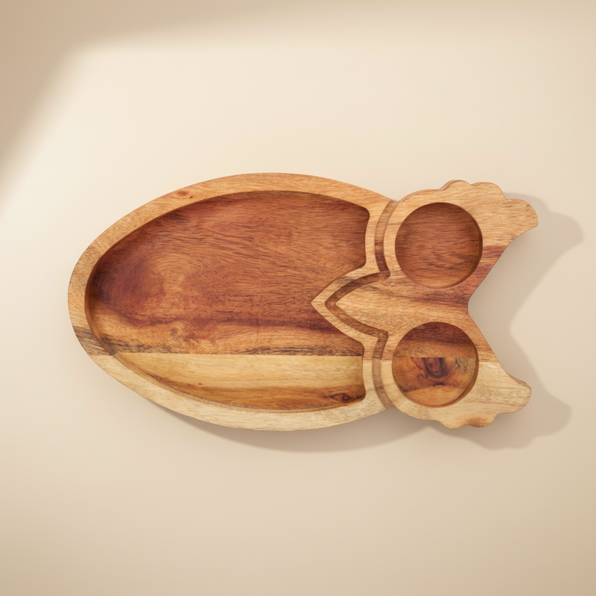 Owl Wooden Platter Tray | Burger Platter