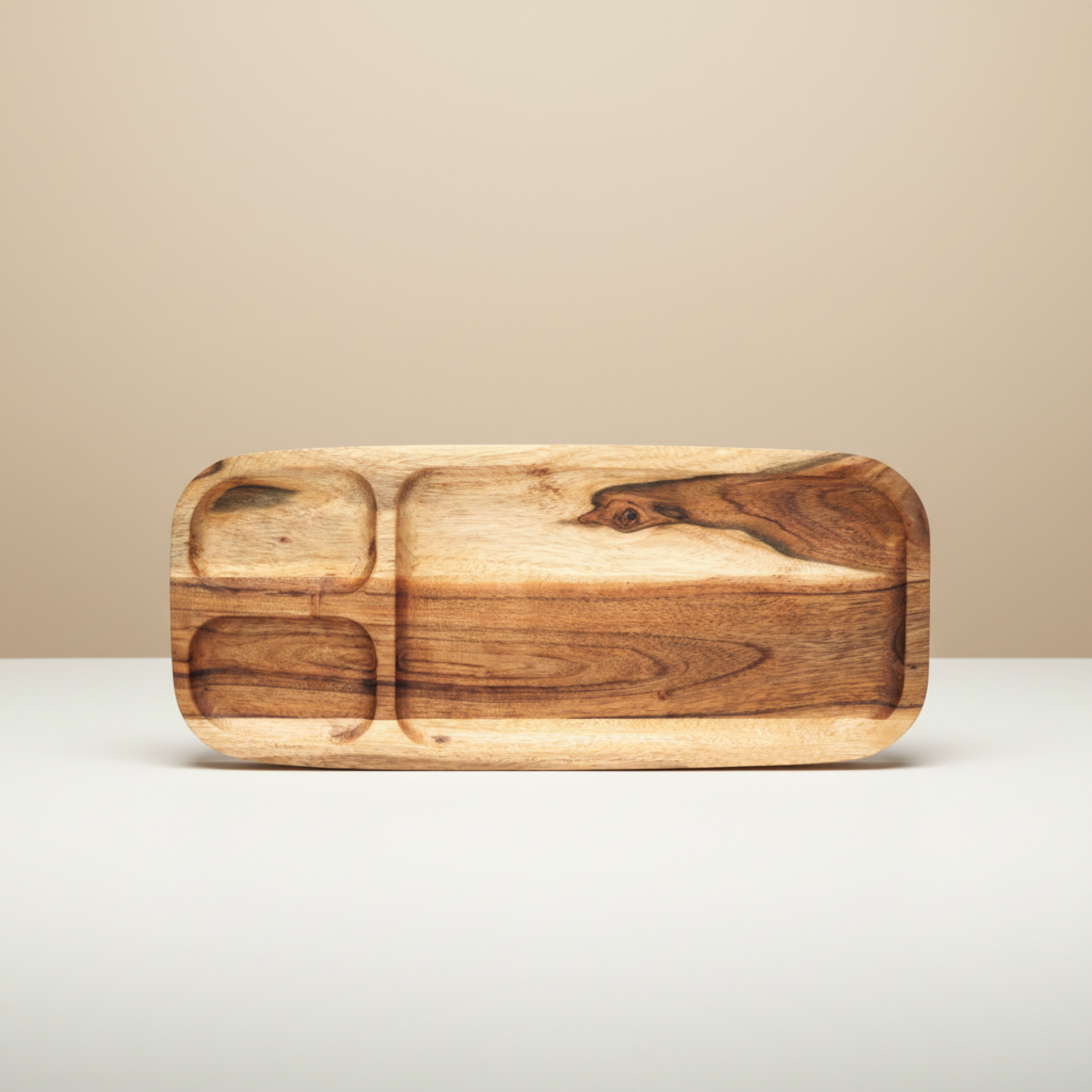 Samosa Rectangular Wooden Platter Tray | Prem Prakash Samosa Platter